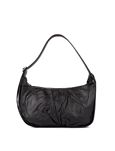 Жіноча сумка шкіряна коричнева - фото  - Miraton