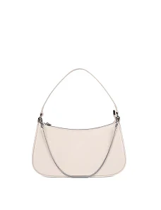 Жіноча сумка шкіряна біла - фото  - Miraton