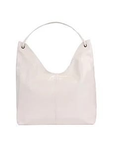 Жіноча сумка шкіряна біла - фото  - Miraton