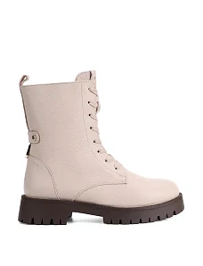 Жіночі черевики Attizzare шкіряні рисового кольору - фото  - Miraton
