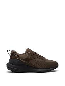 Чоловічі кросівки Lacoste L003 Evo замшеві коричневі - фото  - Miraton