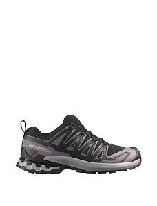 Женские кроссовки Salomon XA PRO 3D V9 из экокожи серые - фото  - Miraton