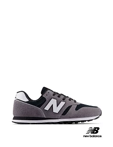 Чоловічі кросівки New Balance 373 замшеві сірі - фото  - Miraton