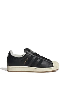 Жіночі кеди Adidas Superstar шкіряні чорні - фото  - Miraton