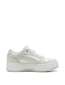 Жіночі кеди PUMA Rebound Low з екошкіри сірі - фото  - Miraton