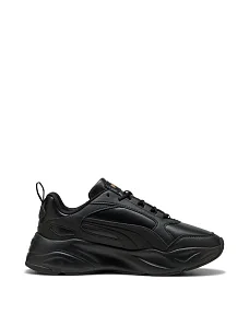 Женские кроссовки PUMA Cassia 2.0 L из экокожи черные - фото  - Miraton