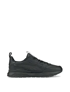 Чоловічі кросівки PUMA R78 Trek Lth шкіряні чорні - фото  - Miraton