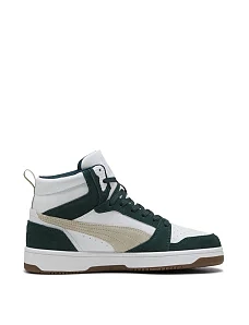 Чоловічі черевики PUMA Rebound v6 SD шкіряні зелені - фото  - Miraton
