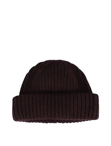 Шапка тканинна коричнева - фото  - Miraton