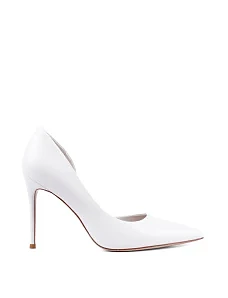 Жіночі туфлі шкіряні білі - фото  - Miraton