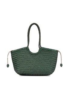 Жіноча сумка шкіряна зелена - фото  - Miraton