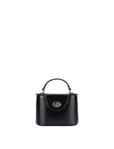 Женская сумка кожаная черная - фото  - Miraton