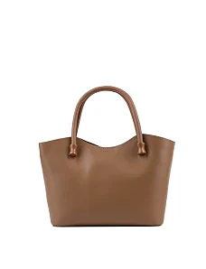 Женская сумка кожаная бежевая - фото  - Miraton