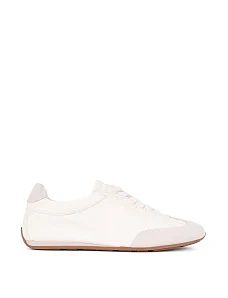 Жіночі кросівки шкіряні білі - фото  - Miraton