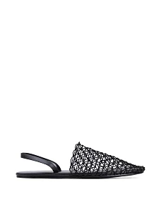 Жіночі сліпери тканинні чорні - фото  - Miraton