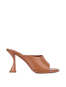 Жіночі сабо шкіряні бежеві - фото  - Miraton