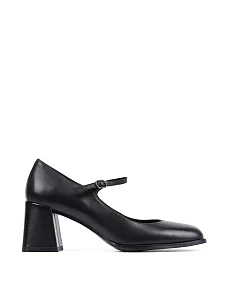 Жіночі туфлі шкіряні чорні - фото  - Miraton