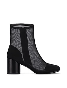 Жіночі черевики шкіряні чорні - фото  - Miraton