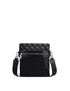 Мужская сумка мессенджер из экокожи черная - фото  - Miraton