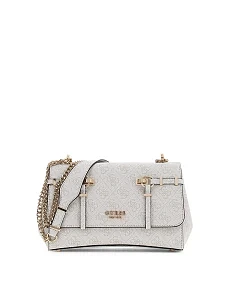 Женская сумка кросс-боди из экокожи молочного цвета - фото  - Miraton