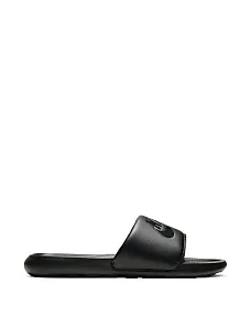 Чоловічі шльопанці Nike VICTORI ONE SLIDE з екошкіри чорні - фото  - Miraton