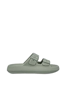 Женские шлепанцы CMP BELEM SLIPPER резиновые зеленые - фото  - Miraton