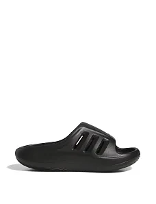 Женские шлепанцы Adidas adiFOM IIInfinity из экокожи черные - фото  - Miraton