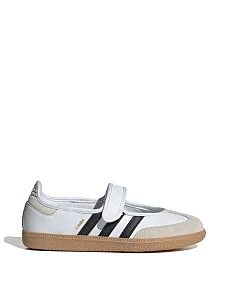 Жіночі кеди Adidas SAMBA JANE шкіряні білі - фото  - Miraton