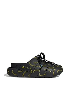 Женские шлепанцы Adidas ADILETTE CLOG текстильные черные - фото  - Miraton