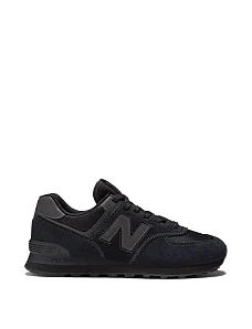 Мужские кроссовки New Balance ML574EVE замшевые черные - фото  - Miraton
