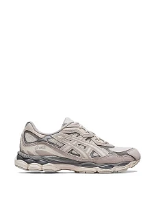 кроссовки Asics GEL-NYC из экокожи бежевые - фото  - Miraton