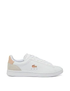 Женские кеды Lacoste CARNABY кожаные белые - фото  - Miraton
