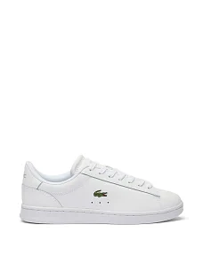 Женские кеды Lacoste CARNABY кожаные белые - фото  - Miraton