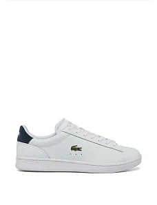 Мужские кеды Lacoste CARNABY кожаные белые - фото  - Miraton
