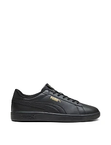 Женские кеды PUMA Smash 3.0 L кожаные черные - фото  - Miraton