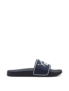Мужские шлепанцы PUMA Leadcat 2.0 H синие из экокожи - фото  - Miraton