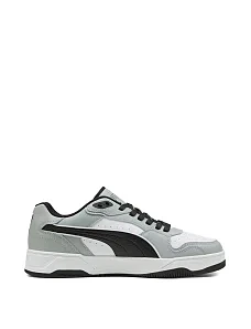 Мужские кеды PUMA RBD Break Low кожаные серые - фото  - Miraton