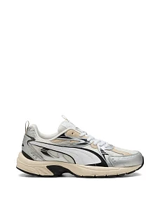 Женские кроссовки PUMA Milenio tech_ из экокожи серые - фото  - Miraton