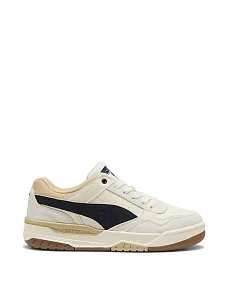 Мужские кеды PUMA Rebound Retro SD кожаные бежевые - фото  - Miraton