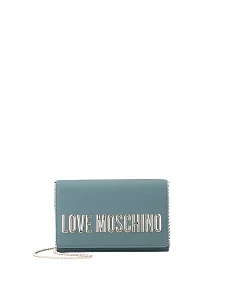 Жіноча сумка крос-боді Love Moschino з екошкіри зелена - фото  - Miraton