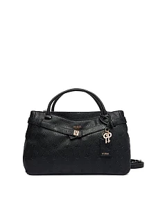 Жіноча сумка через плече Guess з екошкіри чорна - фото  - Miraton