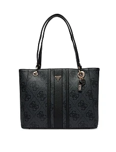 Жіноча сумка тоут Guess з екошкіри сіра - фото  - Miraton