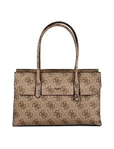 Жіноча сумка тоут Guess з екошкіри бежева - фото  - Miraton