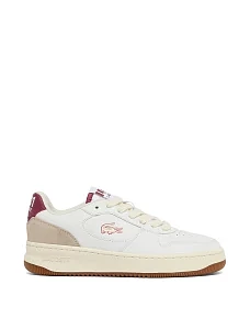 Жіночі кеди Lacoste L001 білі шкіряні - фото  - Miraton