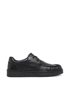 Чоловічі туфлі Lacoste CLAYLOW чорні шкіряні - фото  - Miraton