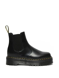 Жіночі черевики Dr. Martens 2976 Quad чорні шкіряні - фото  - Miraton
