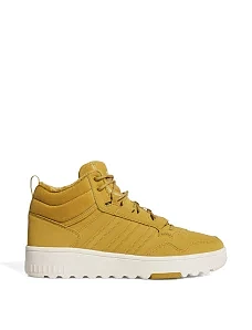 Жіночі черевики Adidas HOOPS 4.0 MID WINTERIZED жовті з екошкіри - фото  - Miraton
