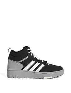 Чоловічі черевики Adidas HOOPS 4.0 MID WINTERIZED чорні з екошкіри - фото  - Miraton