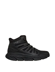 Чоловічі черевики Skechers D'LUX JOURNEY SR чорні шкіряні - фото  - Miraton