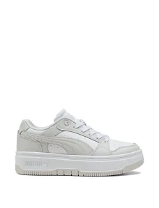 Женские кеды PUMA Rebound Femme Low серые синтетические - фото  - Miraton